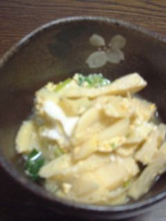 たけのこのさっと煮♪卵とじ-レシピのメイン写真