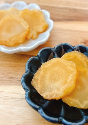 カリフラワーの茎の酢醤油漬け-レシピのメイン写真