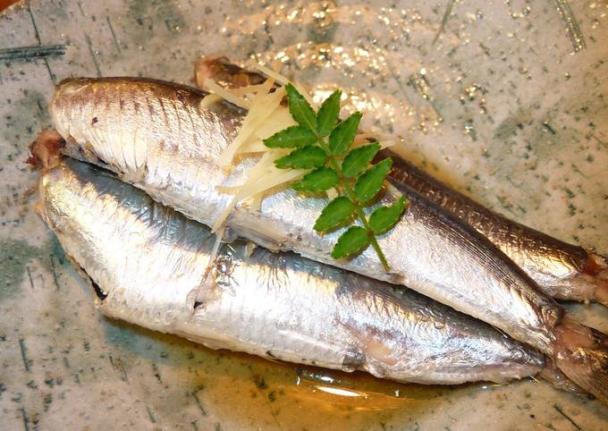 魚を簡単に食べよう♪いわしの酒煮 by ゆしゅな 【クックパッド】 簡単 