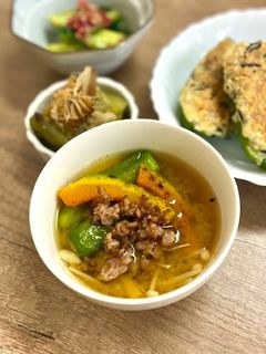 焼き野菜のみそ汁【ここから栄養士】-レシピのメイン写真