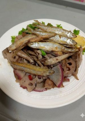 ワカサギと根菜アヒージョ仕立て-レシピのメイン写真