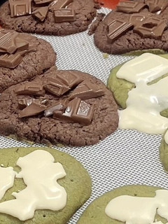 簡単!抹茶とココアのサクっとクッキー-レシピのメイン写真