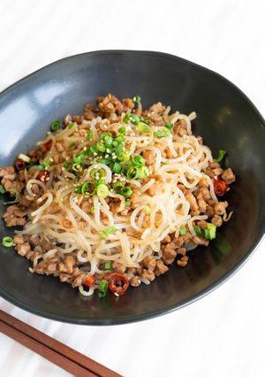 たんぱくプラス！白滝の炒め物-レシピのメイン写真
