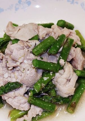 ☆簡単☆アスパラと豚肉の塩コショウ炒め-レシピのメイン写真