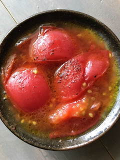 トマトのスープアヒージョ-レシピのメイン写真