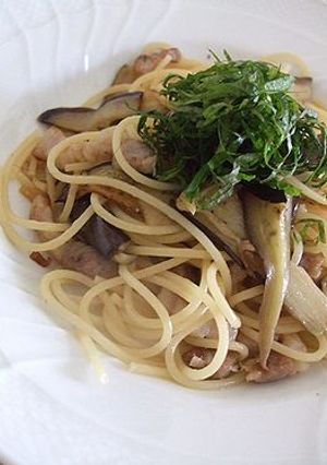 ピクルスの漬け汁で大葉とナスのスパゲティ-レシピのメイン写真