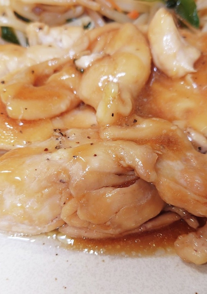 簡単！レンジで鶏むね肉の照り焼き風-レシピのメイン写真