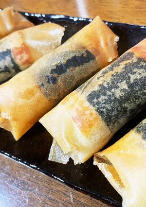ちくわチーズの春巻き＊-レシピのメイン写真