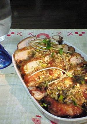 揚げ鶏のネギソース浸し-レシピのメイン写真