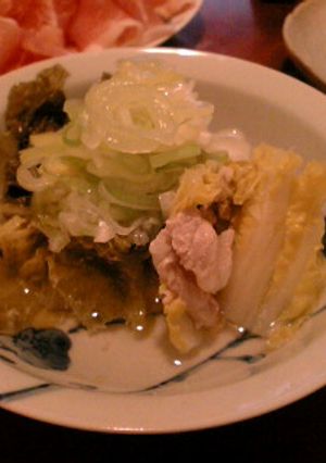 白菜と豚肉の水炊き♪-レシピのメイン写真