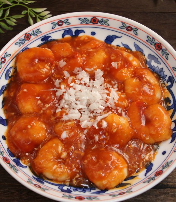 簡単！辛くないエビチリ だし風味 by だんどり亭 【クックパッド