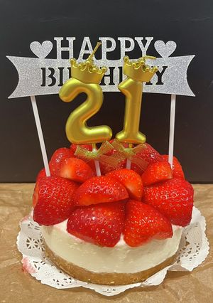 いちごのレアチーズケーキ-レシピのメイン写真