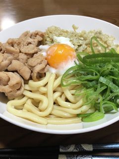エバラ生姜焼きのたれで作る肉玉うどん-レシピのメイン写真