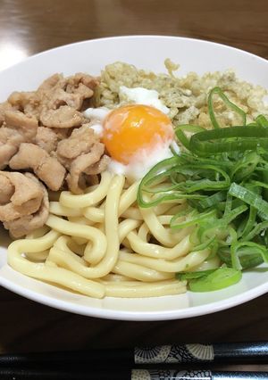 エバラ生姜焼きのたれで作る肉玉うどん-レシピのメイン写真