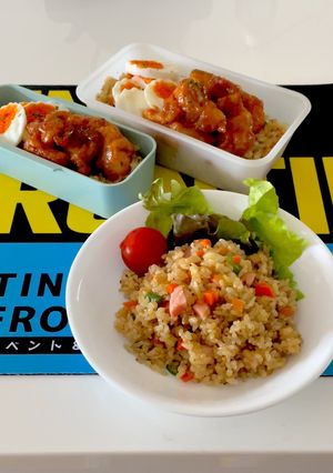 ピラフ風混ぜご飯‪☆お弁当やランチに-レシピのメイン写真