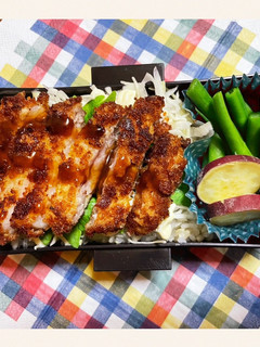 トンカツのお弁当-レシピのメイン写真