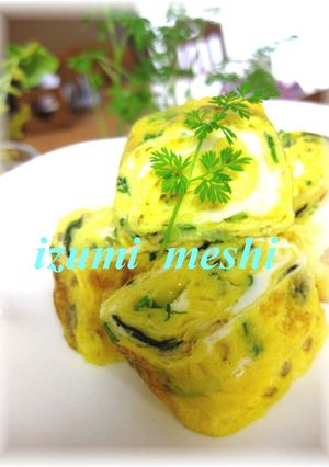 お弁当に☆韓国海苔の玉子焼き-レシピのメイン写真