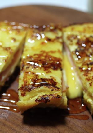 浸け込まない‼ハムチーのフレンチトースト-レシピのメイン写真