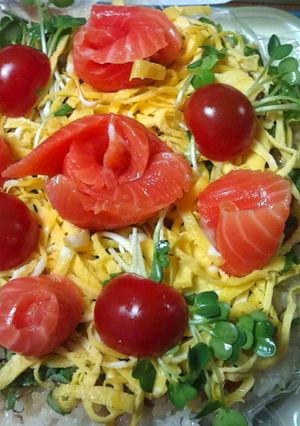 ★華やか寿司ケーキ★-レシピのメイン写真