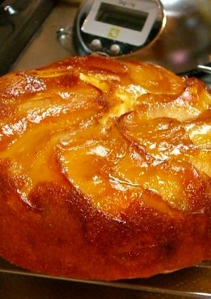 炊飯器でキレイ☆リンゴのケーキ-レシピのメイン写真