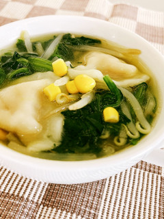 冷凍ギョーザの中華スープ-レシピのメイン写真