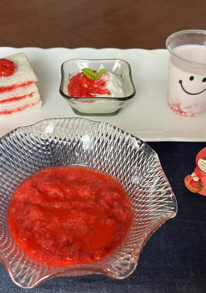 ♡簡単すぎる苺ジャムを作ってみました♡-レシピのメイン写真