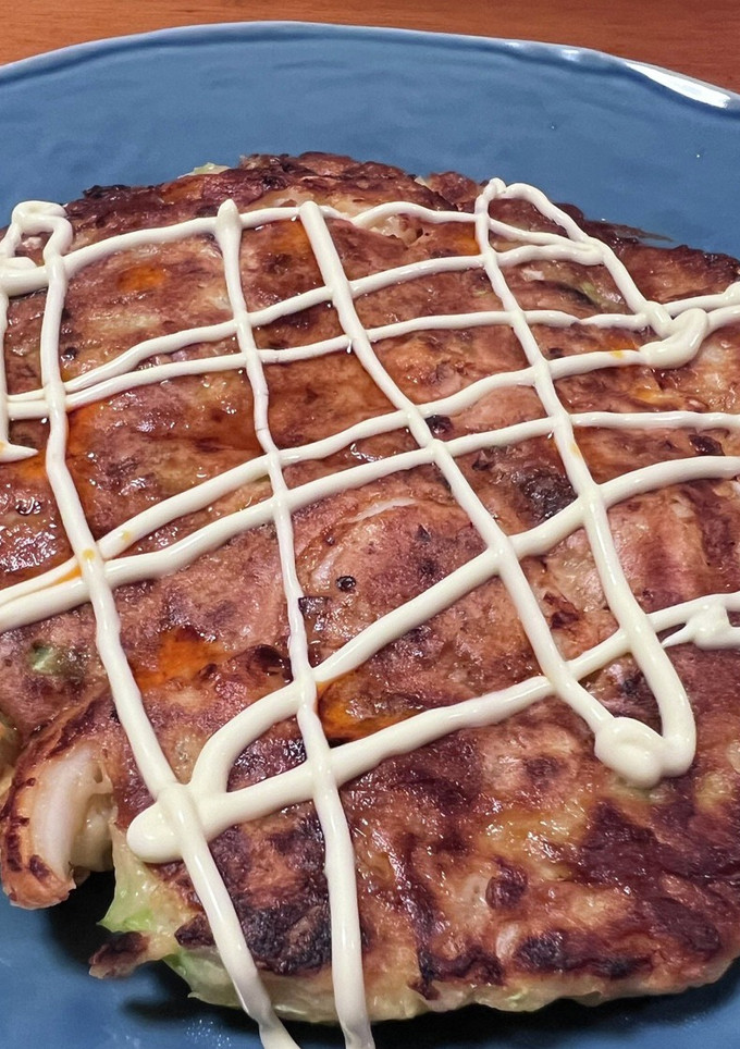 ちょっと韓国風♡イカお好み焼きで乾杯♡-レシピのメイン写真