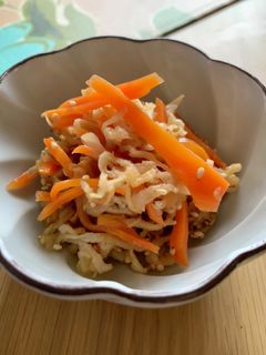 レンジで簡単!切り干し大根と人参ナムル-レシピのメイン写真