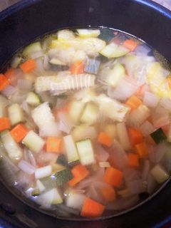 油揚げ入りのコンソメスープ-レシピのメイン写真