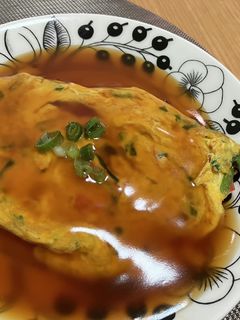 たっぷり餡が美味しい♪ニラ入りカニ玉 -レシピのメイン写真