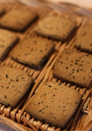 卵、バターなしの黒ゴマさくさくクッキー-レシピのメイン写真