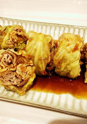 キムチと豚肉のキャベツ巻き-レシピのメイン写真