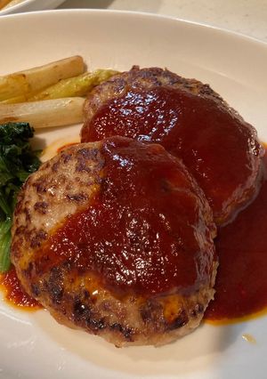 食パン耳のハンバーグ-レシピのメイン写真