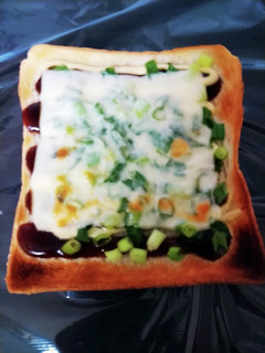 ネギお好みトースト-レシピのメイン写真