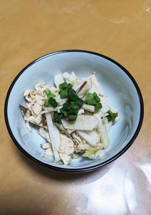 簡単、長芋と茗荷と大葉の夏バテ予防小鉢!-レシピのメイン写真