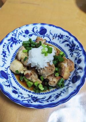 簡単、鶏もも肉の味ポン焼き!-レシピのメイン写真
