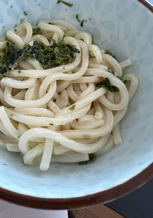 レンチンだけで！時短汁なしうどん-レシピのメイン写真