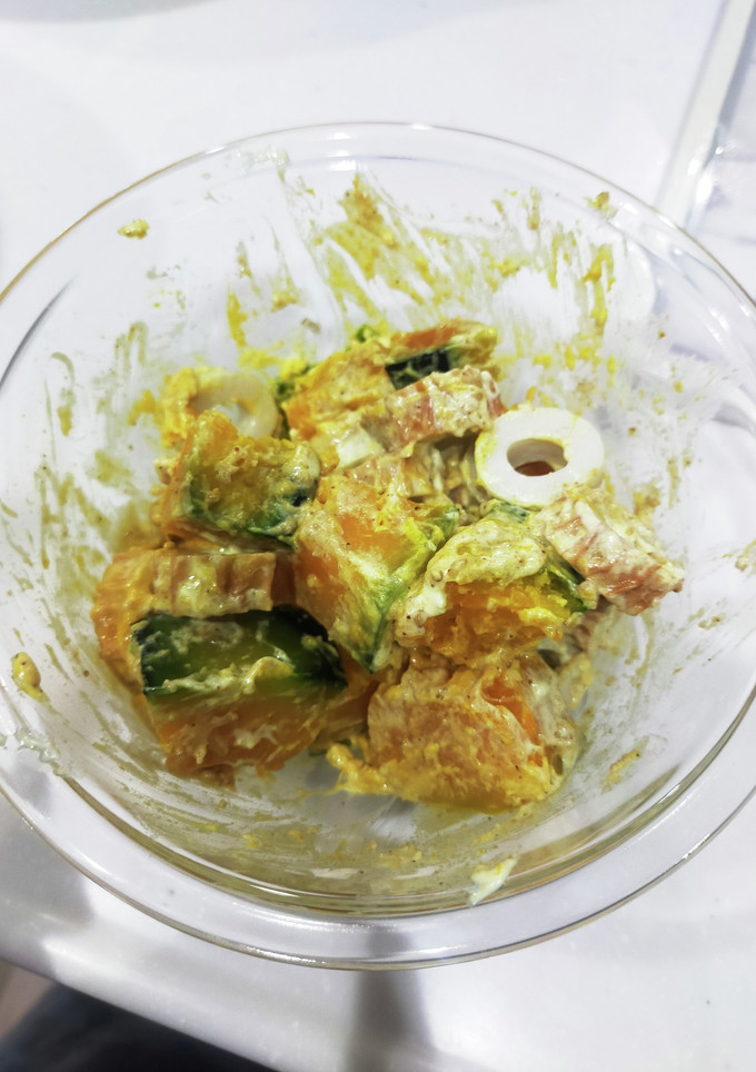 サクッと一品！カボチャとちくわの胡麻和え-レシピのメイン写真
