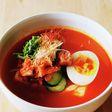ひんやり韓国風旨辛冷奴汁☆昼食☆きゅうり