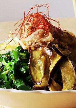 レンジ豚バラナスもやし☆サラダ☆昼食簡単-レシピのメイン写真