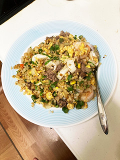 思い出の海鮮ピラフ炒飯-レシピのメイン写真