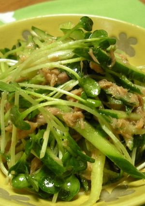 貝割れ大根サラダ-レシピのメイン写真