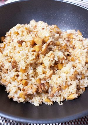 簡単！フライパンで鶏とたけのこの混ぜご飯-レシピのメイン写真