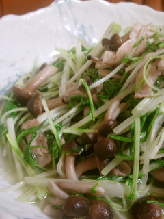 水菜と豚肉炒め　味付けは塩胡椒だけ♪-レシピのメイン写真