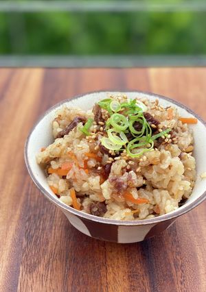 すごく簡単!プルコギの炊き込みご飯-レシピのメイン写真