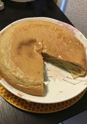 炊飯器で作る！プロテインケーキ♡-レシピのメイン写真