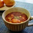 千切りキャベツのカレースープ