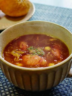 千切りキャベツのカレースープ-レシピのメイン写真