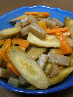 ごぼうとこんにゃくとにんじんの煮物-レシピのメイン写真