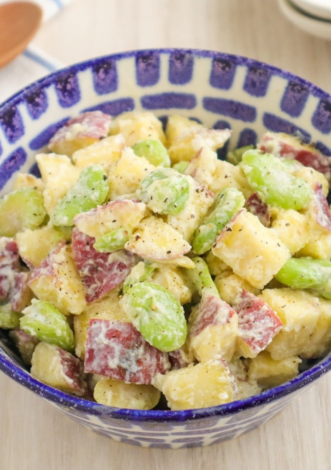 そら豆とさつまいものヨーグルトサラダ-レシピのメイン写真